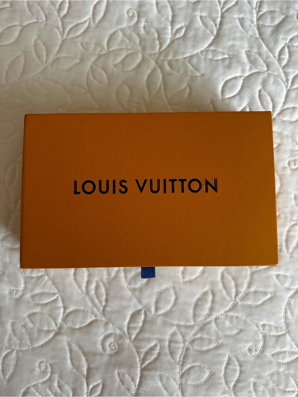Louis Vuitton Orange Box with Blue Pull-Tab